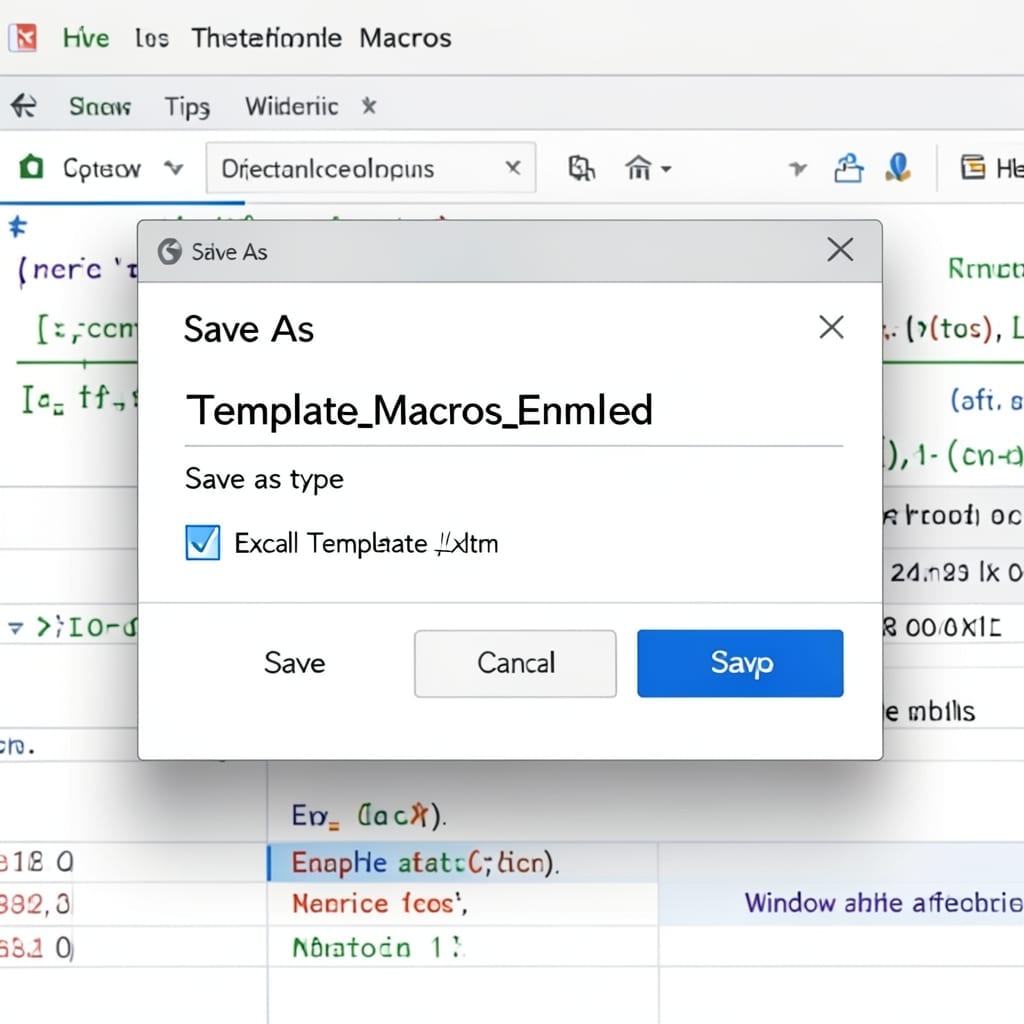 Save This File As A Template That Allows Macros: Reusable Framework For Automation