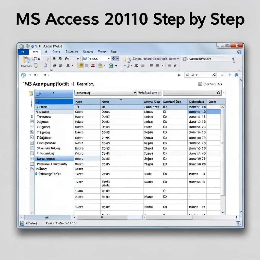 MS Access 2010 Step by Step: Beginner to Pro Database Mastery
