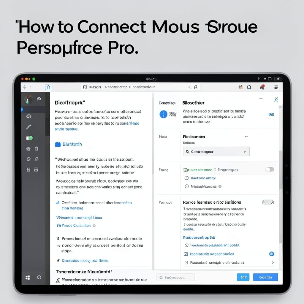 How to Connect Mouse to Surface Pro: Wireless Pairing in Seconds