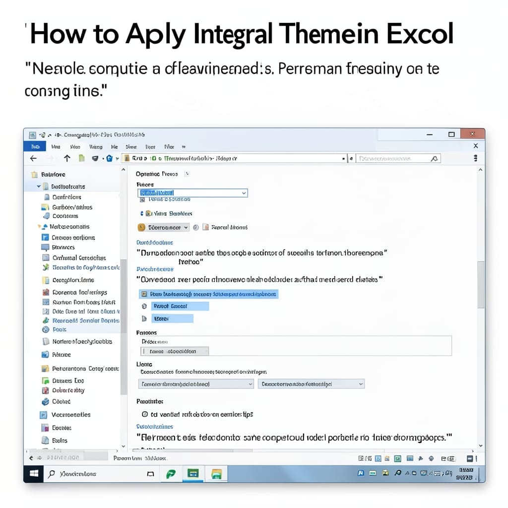 How To Apply Integral Theme In Excel: Step By Step Visual Guide