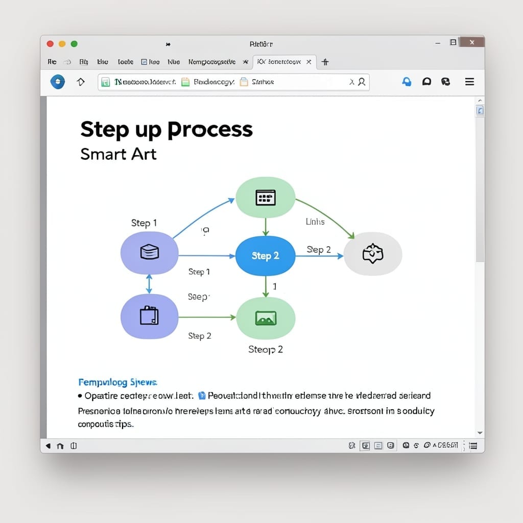 Add A Step Up Process SmartArt Diagram To The Slide: Visualize Workflows With Impact