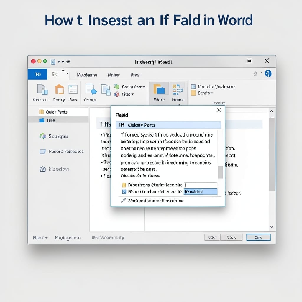 How to Insert an IF Field in Word: Step-by-Step Conditional Logic