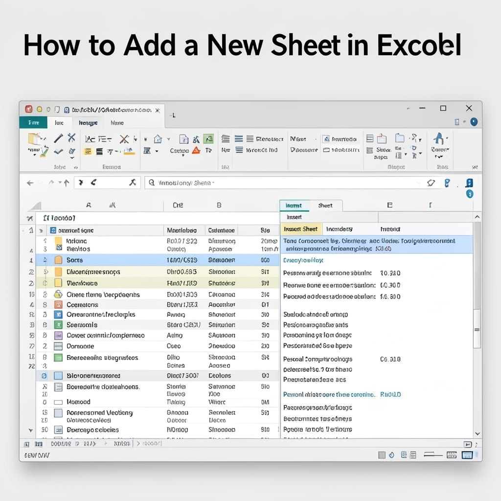 How To Add A New Sheet In Excel: Quick Click Method For Beginners
