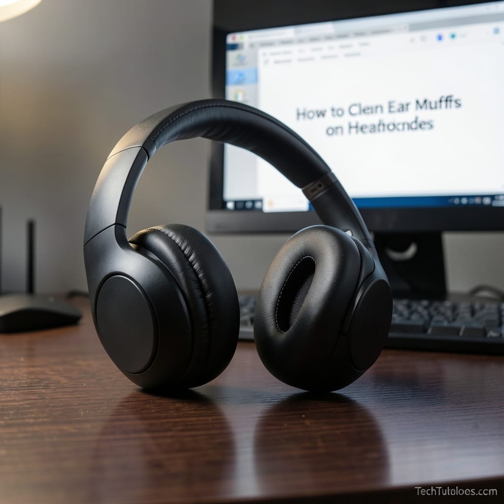 How to Clean Ear Muffs on Headphones: Safe and Effective Sanitizing Method