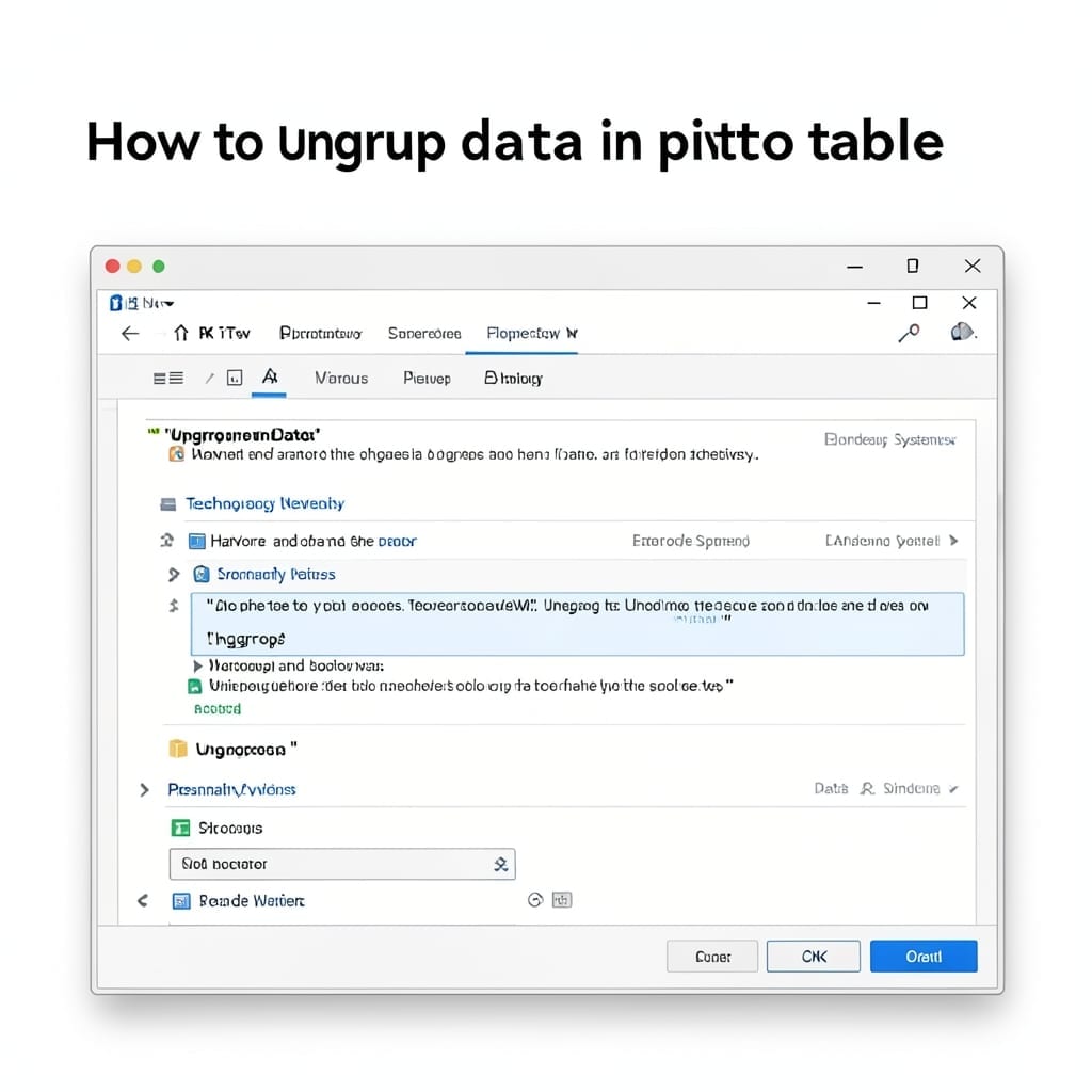 How To Ungroup Data In Pivot Table: Foolproof Method for Clean Spreadsheets