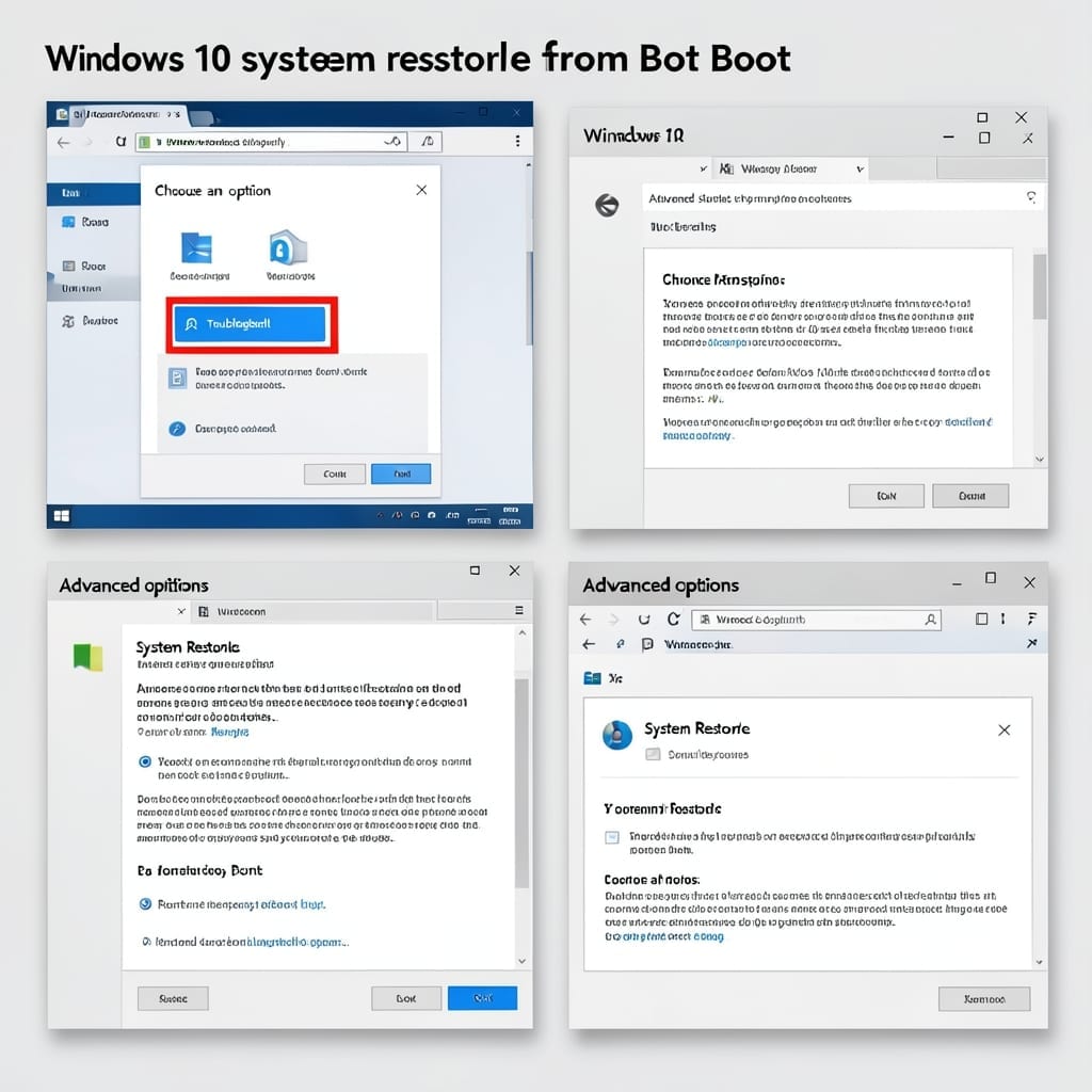 Windows 10 System Restore From Boot: Recovery Steps for Non-Booting PCs