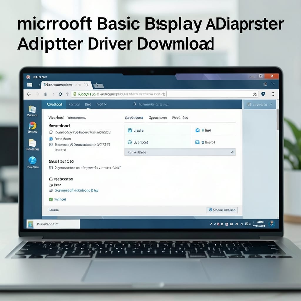 Microsoft Basic Display Adapter Driver Download: Official Source for System Compatibility