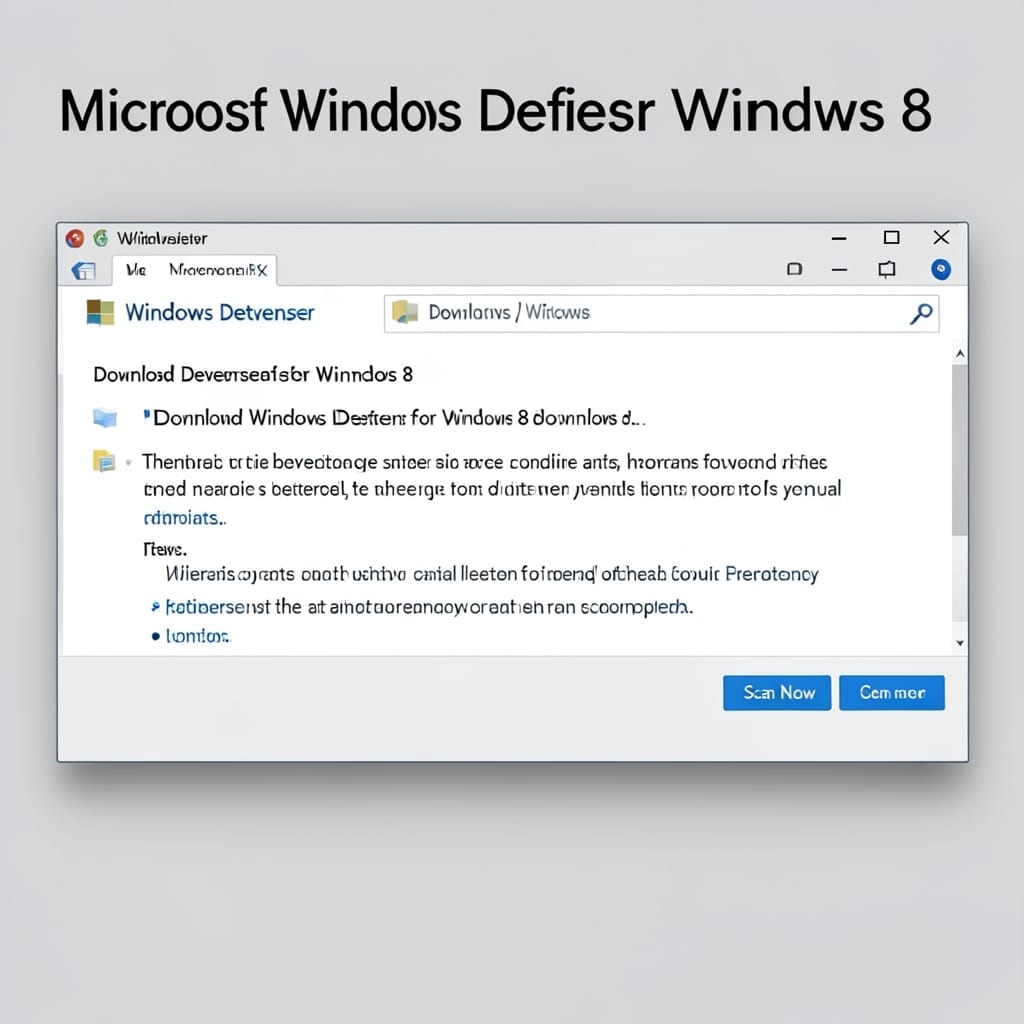 Microsoft Windows Defender Windows 8 Download: Official Microsoft Source
