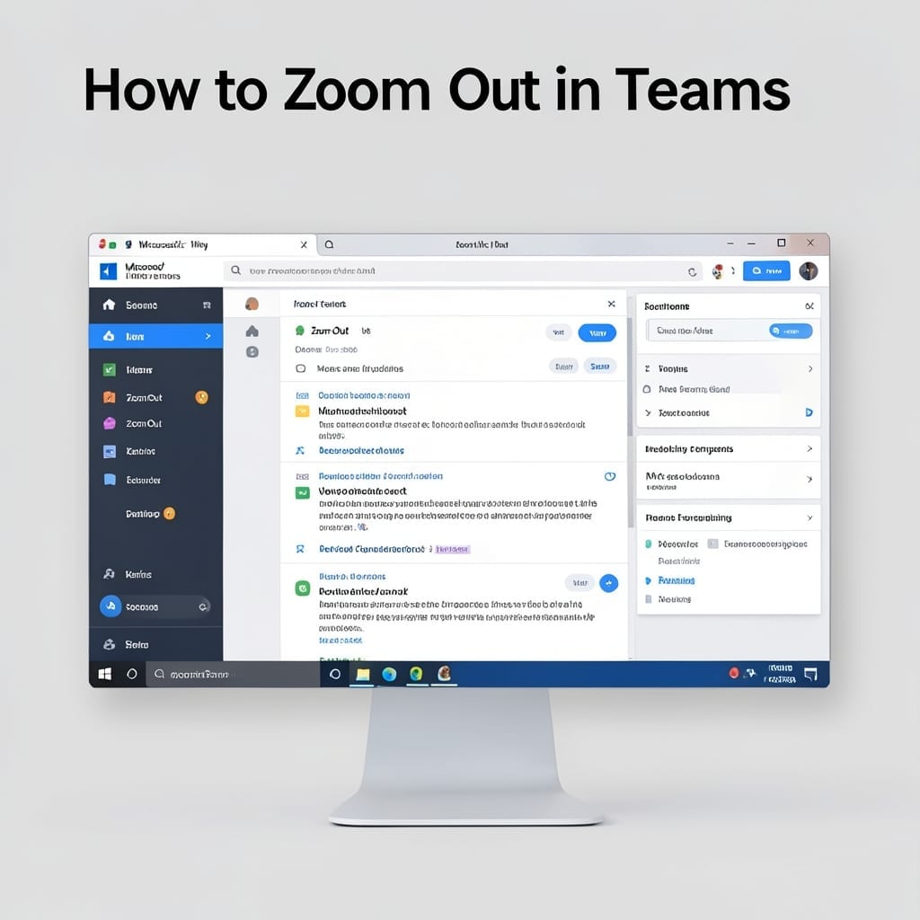 How to Zoom Out in Teams: Quick View Adjustment Trick
