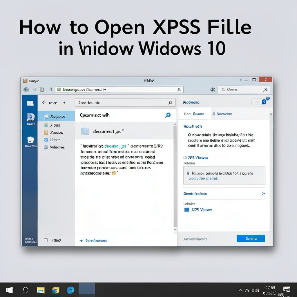How To Open XPS File Windows 10: Native Viewer Method