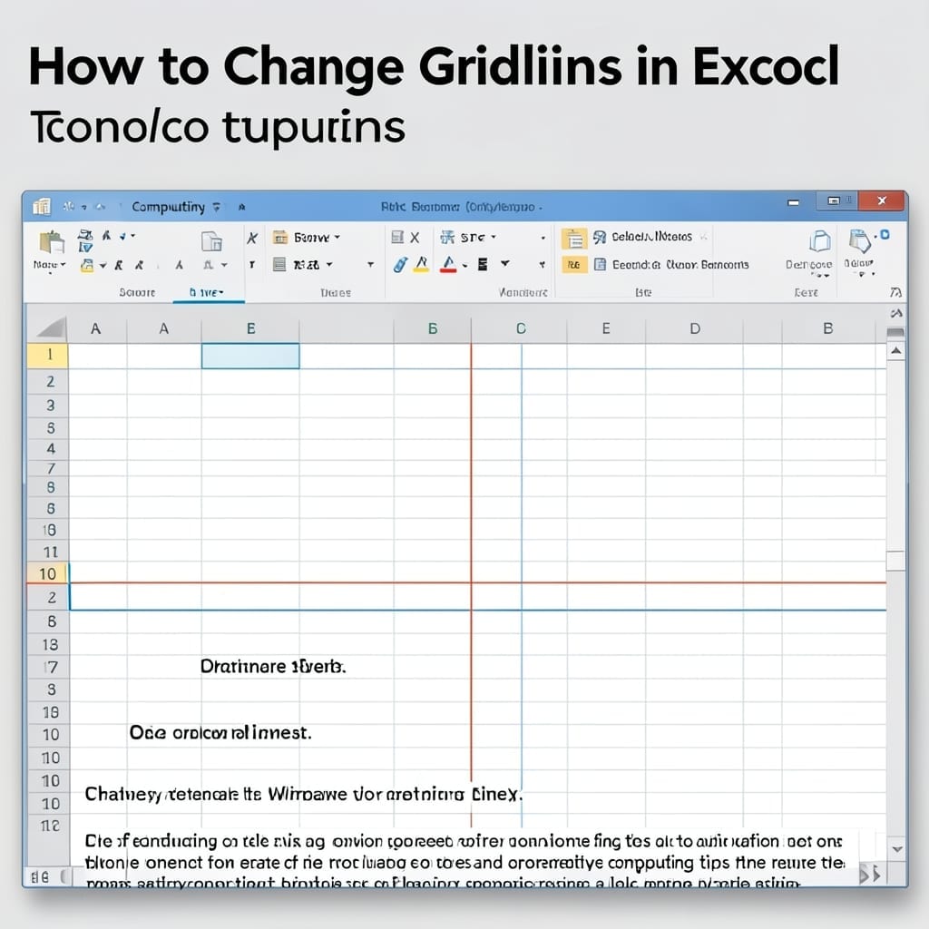 How to Change Gridlines in Excel: Step-by-Step Customization