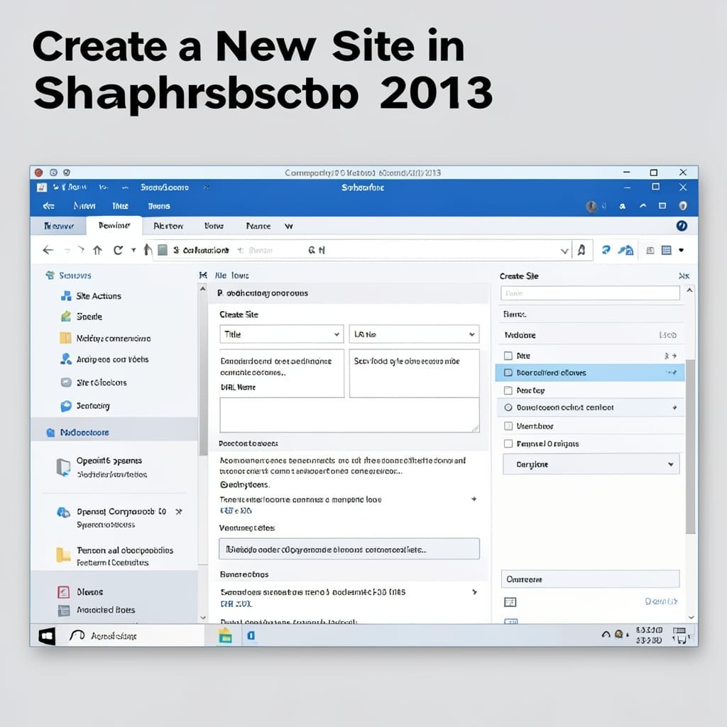 Create a New Site in SharePoint 2013: Beginner-Friendly Setup Guide