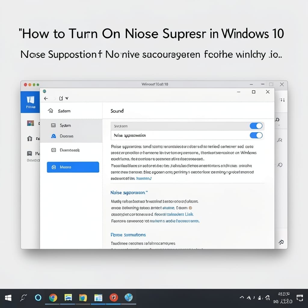 How to Turn On Noise Suppression Windows 10: Step-By-Step Audio Fix
