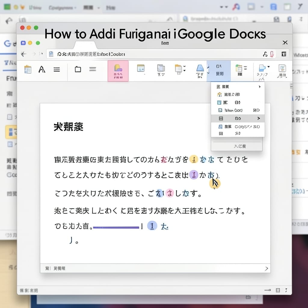How to Add Furigana in Google Docs: Simple Japanese Text Formatting
