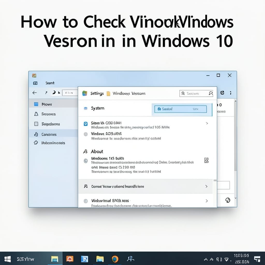 How to Check Windows Version in Windows 10: Quick System Info Method