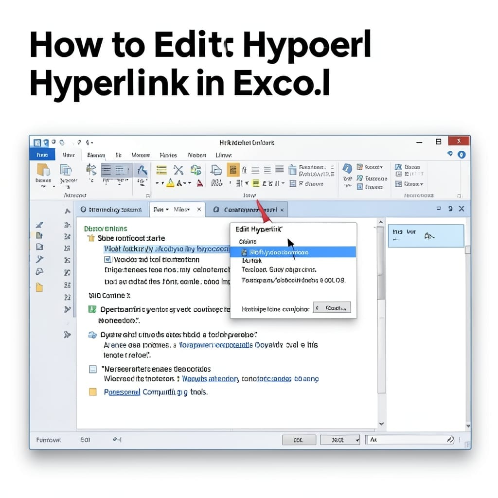 How To Edit Hyperlink In Excel: Quick Click-And-Change Method
