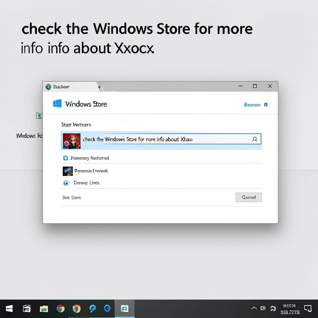 Check The Windows Store For More Info About Xbox: Quick Access to Gaming Details