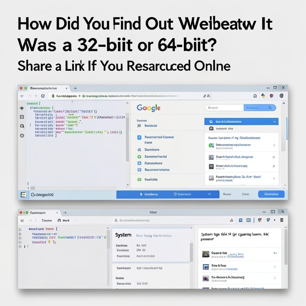 How Did You Find Out Whether It Was A 32-Bit Or 64-Bit: Quick System Check Methods