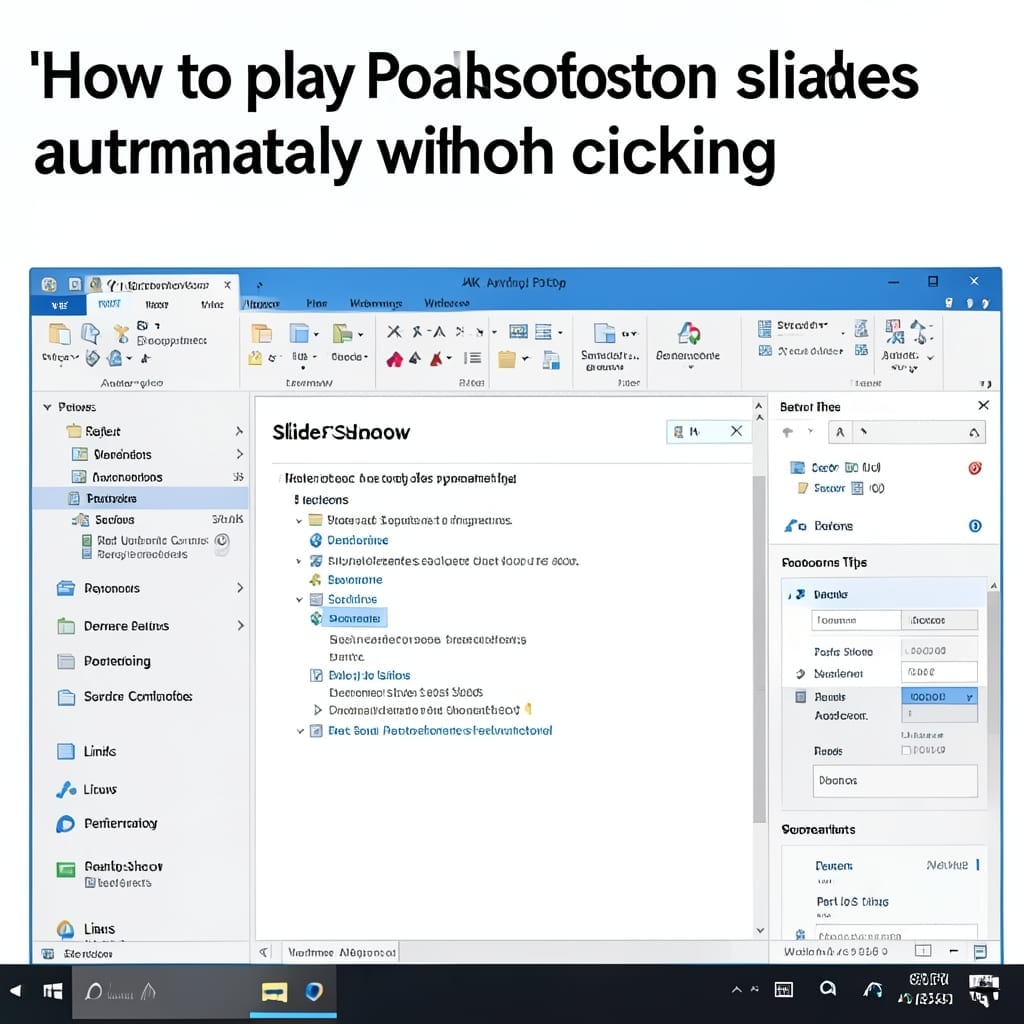 How to Play PowerPoint Slides Automatically Without Clicking: Seamless Presentation Flow