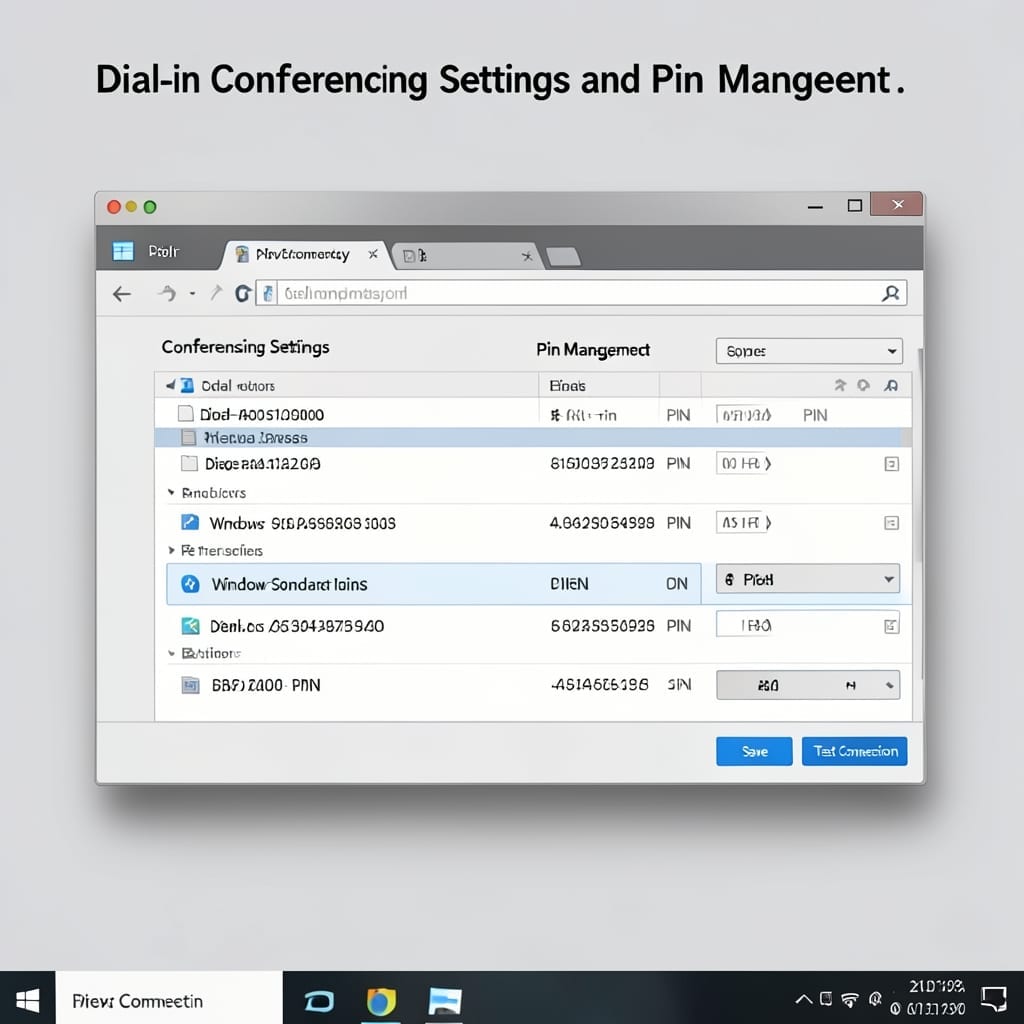 Dial In Conferencing Settings And Pin Management: Secure Access Control Made Simple