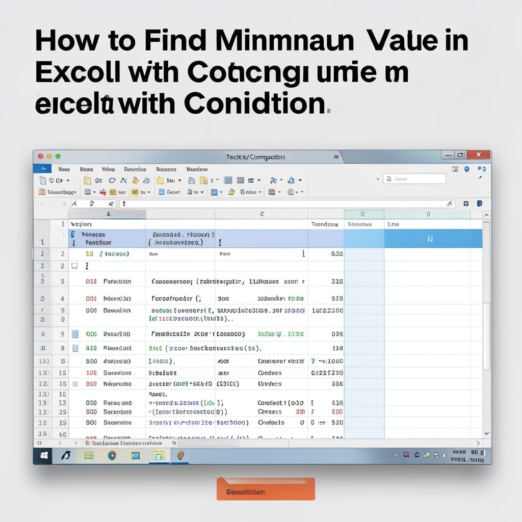 How To Find Minimum Value In Excel With Condition: Filtered Data Made Simple