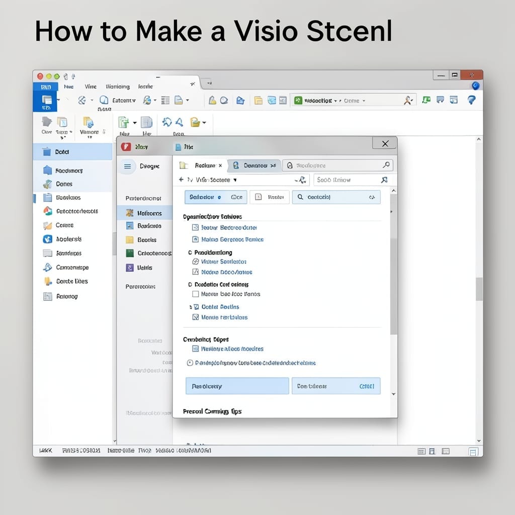 How to Make a Visio Stencil: Custom Shapes for Professional Diagrams