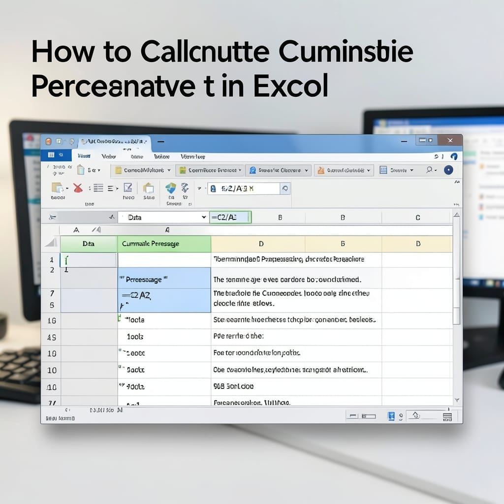 How to Calculate Cumulative Percentage in Excel: Step-by-Step Data Analysis Method