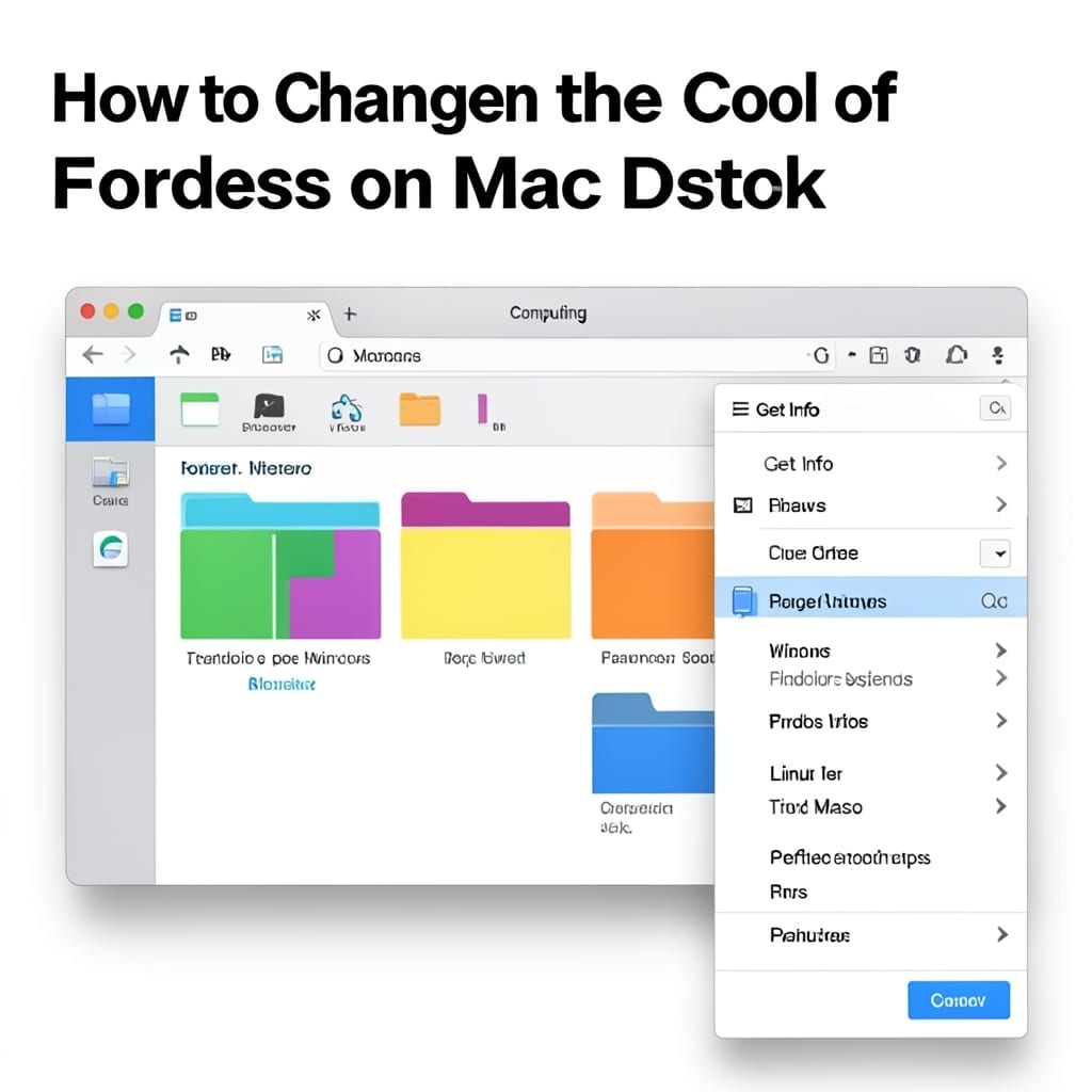 How To Change The Color Of Folders On Mac Desktop: Custom Icons In Minutes