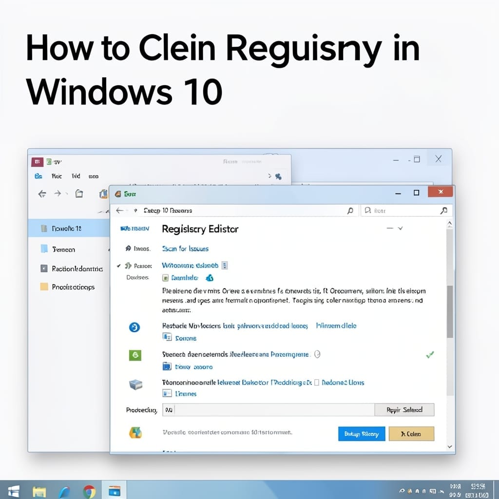 How To Clean Registry Windows 10: Safe Manual Cleanup Guide