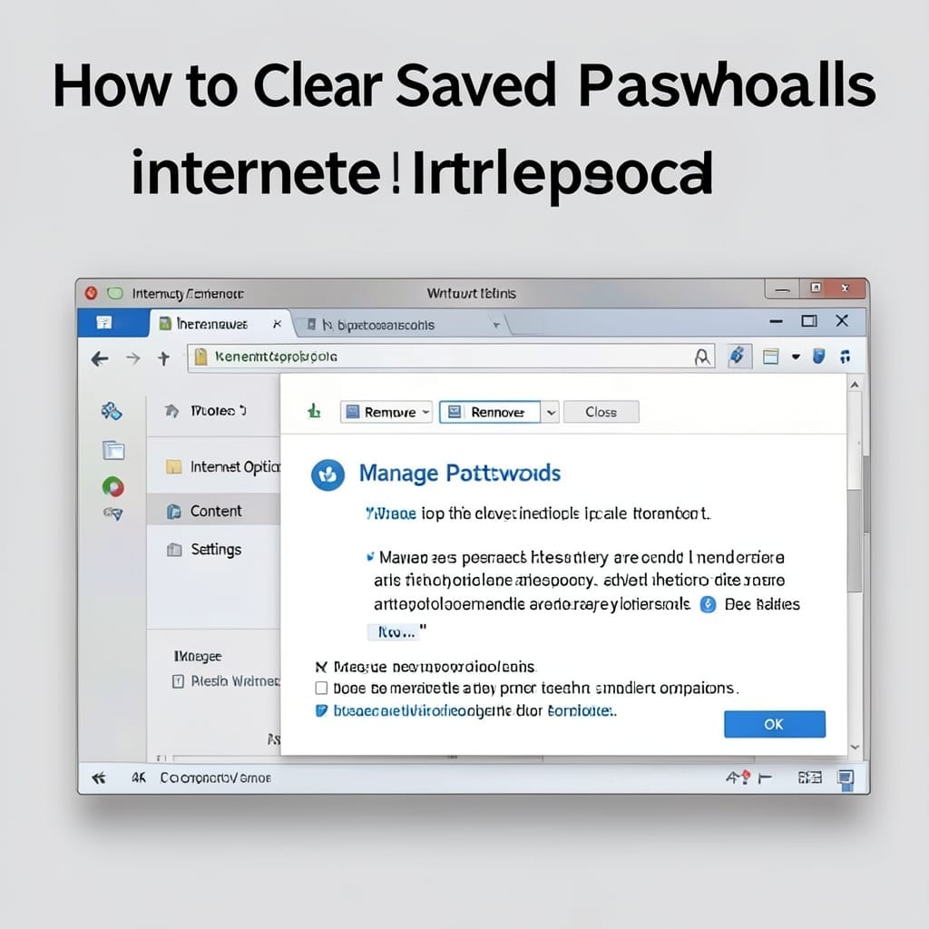 How To Clear Saved Password In Internet Explorer: Step-By-Step Browser Reset