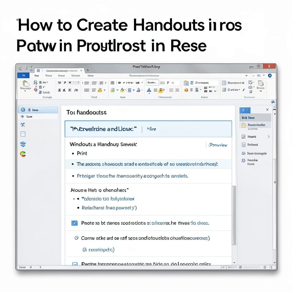 How to Create Handouts in PowerPoint: Step-by-Step Professional Guide