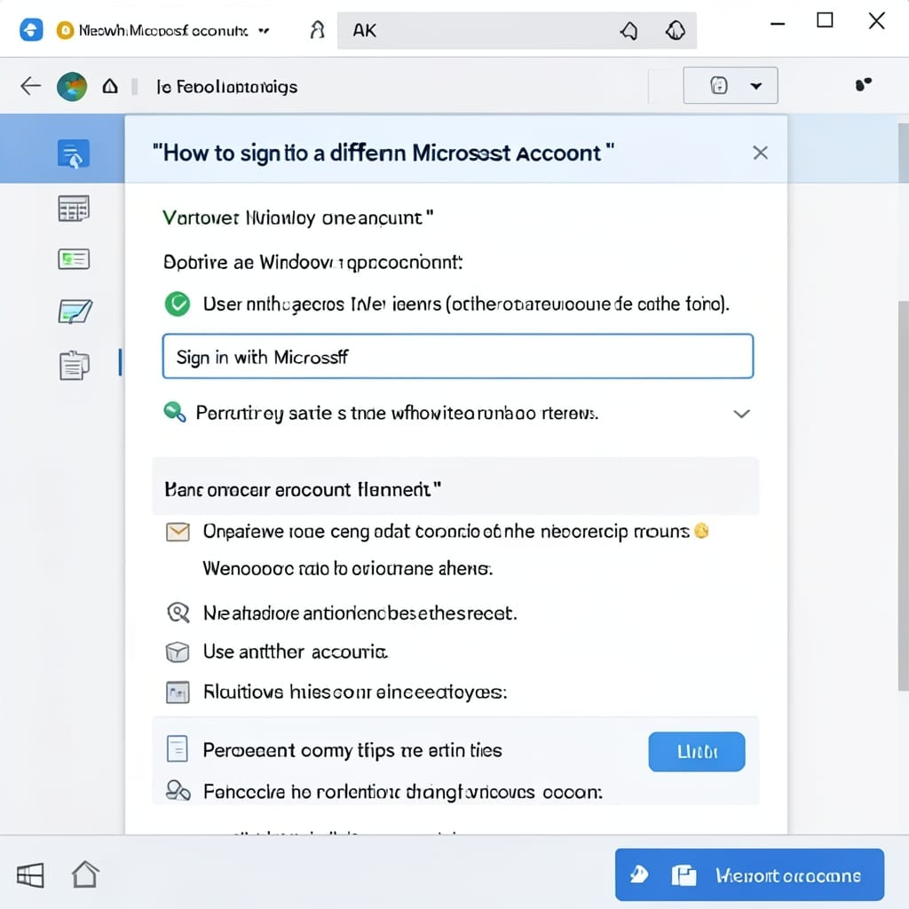 How To Sign Into A Different Microsoft Account: Step-By-Step Switch Guide