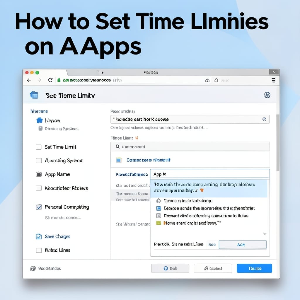 How to Set Time Limits on Apps: Screen-Free Focus in Minutes