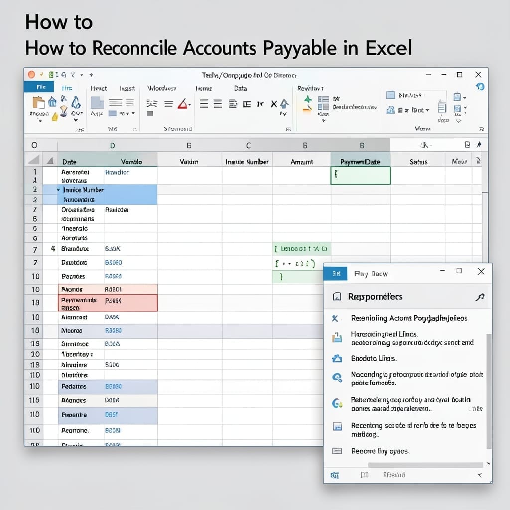 How To Reconcile Accounts Payable In Excel: Foolproof Spreadsheet Method