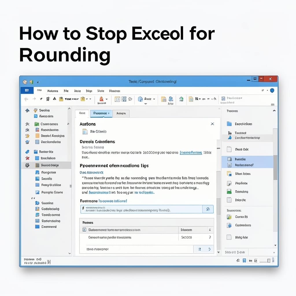 How to Stop Excel From Rounding: Precision Formatting Fix