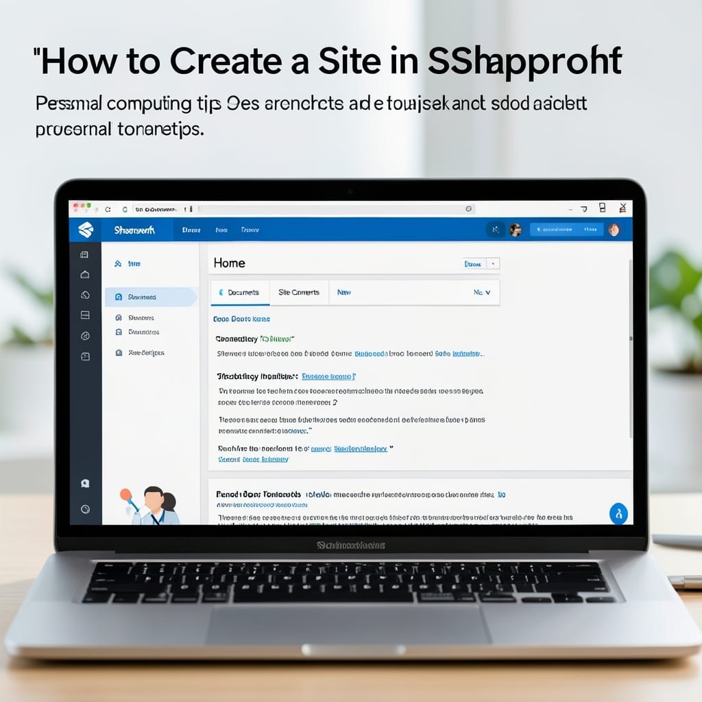 How to Create a Site in SharePoint: Beginner-Friendly Visual Guide