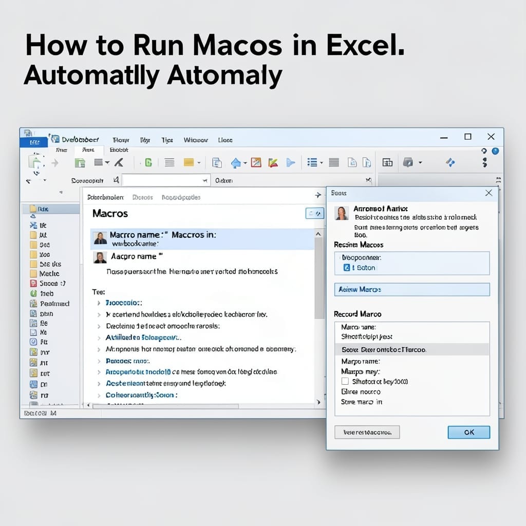 How to Run Macros in Excel Automatically: Trigger VBA Scripts Without Manual Input