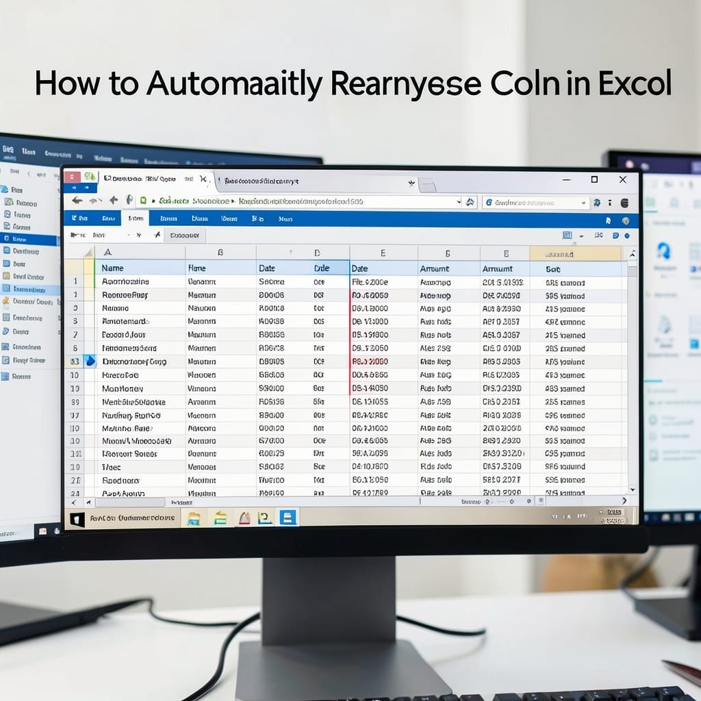 How to Automatically Rearrange Columns in Excel: Streamlined Data Organization
