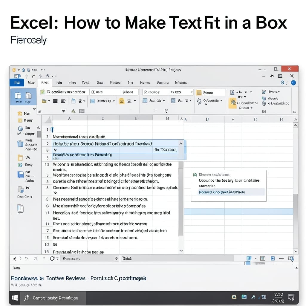 Excel How to Make Text Fit in Box: Adjust Font Size for Perfect Fit