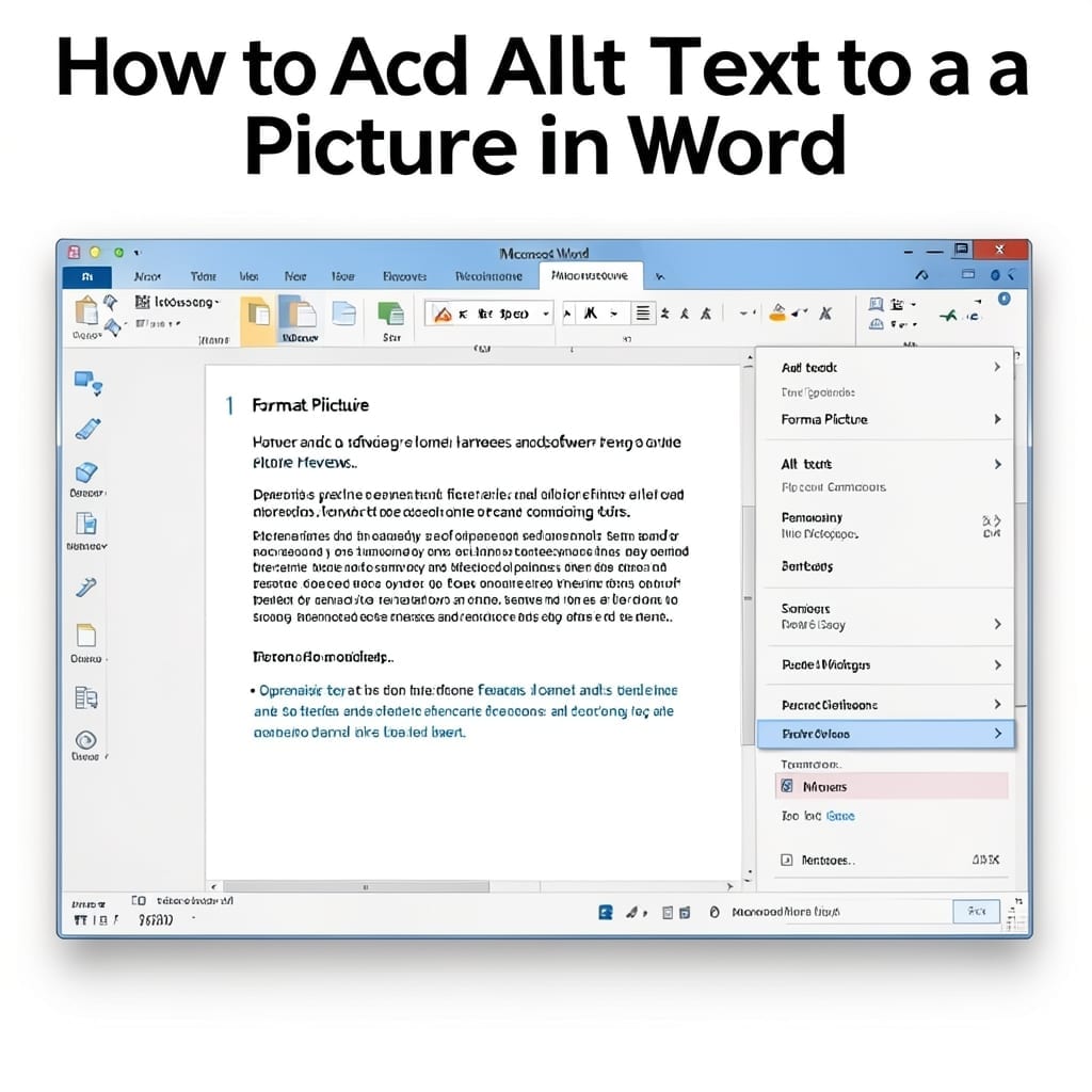 How to Add Alt Text to a Picture in Word: Quick Accessibility Guide
