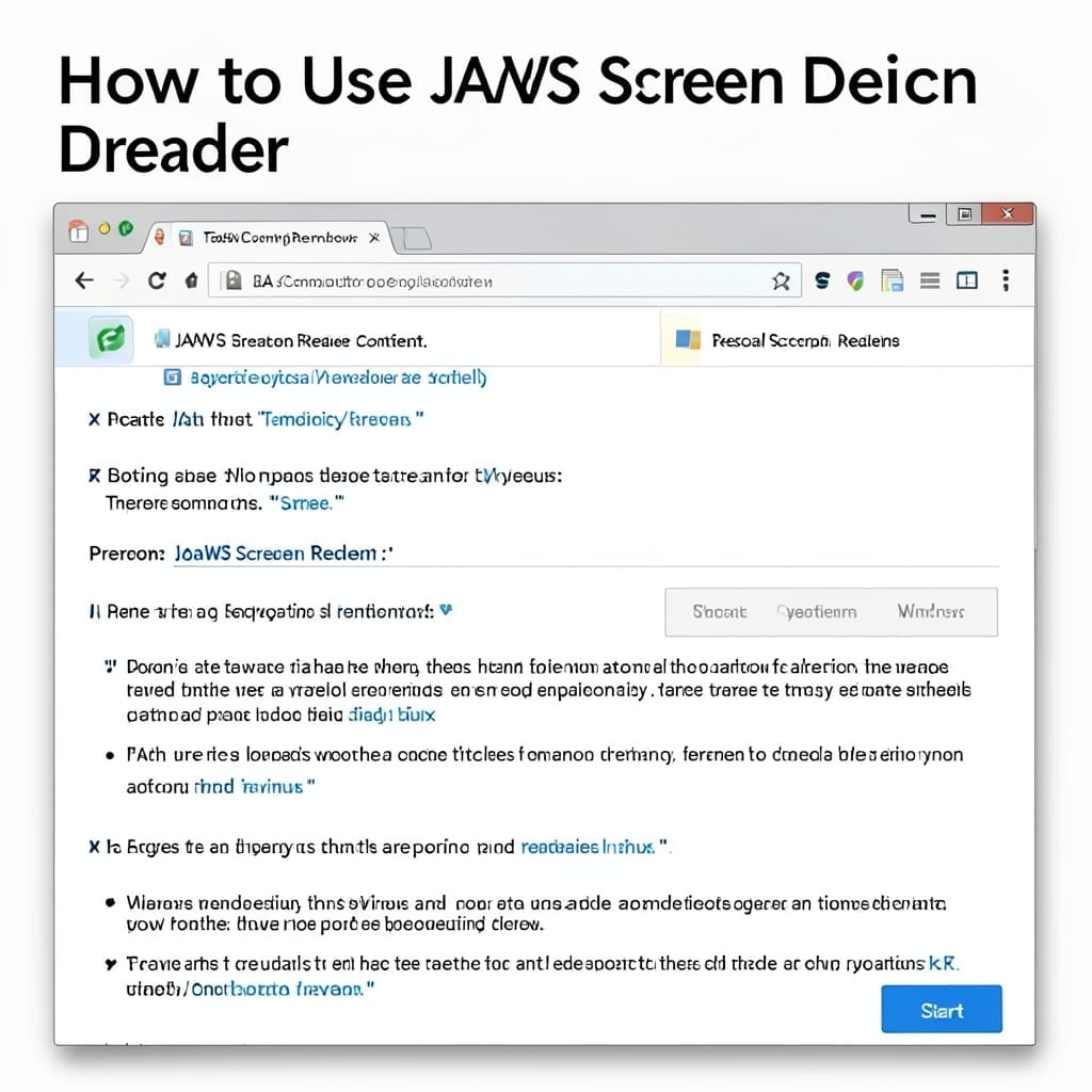 How To Use JAWS Screen Reader: Essential Commands for Navigating Windows