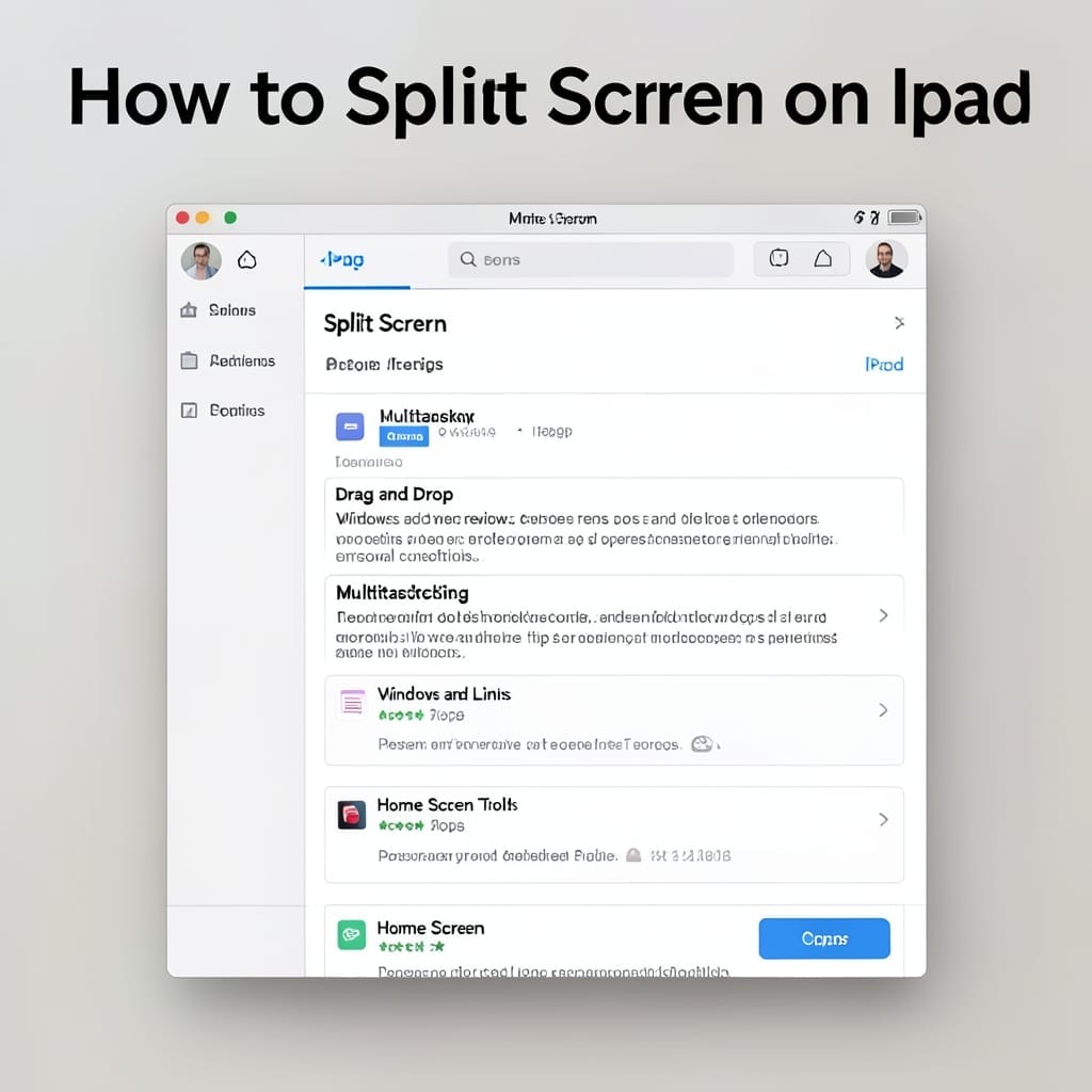 How to Split Screen on iPad: Multitasking Made Effortless