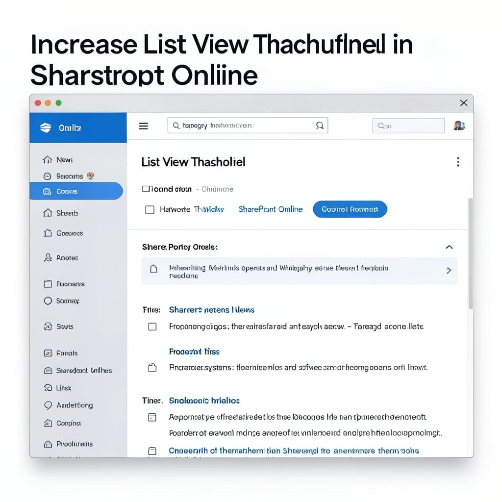 Increase List View Threshold SharePoint Online: Admin Guide to Higher Limits