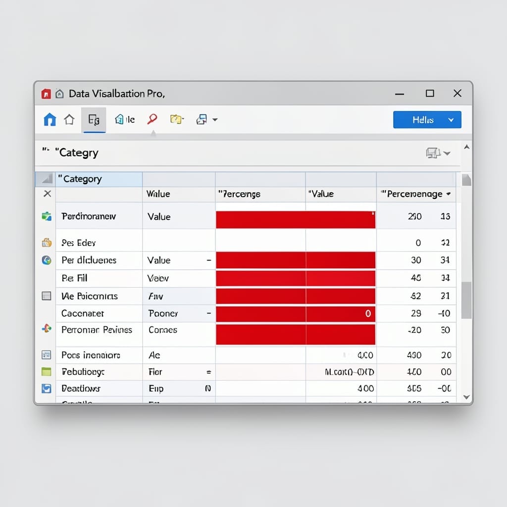 Add Solid Fill Red Data Bars: Visual Impact for Your Presentations