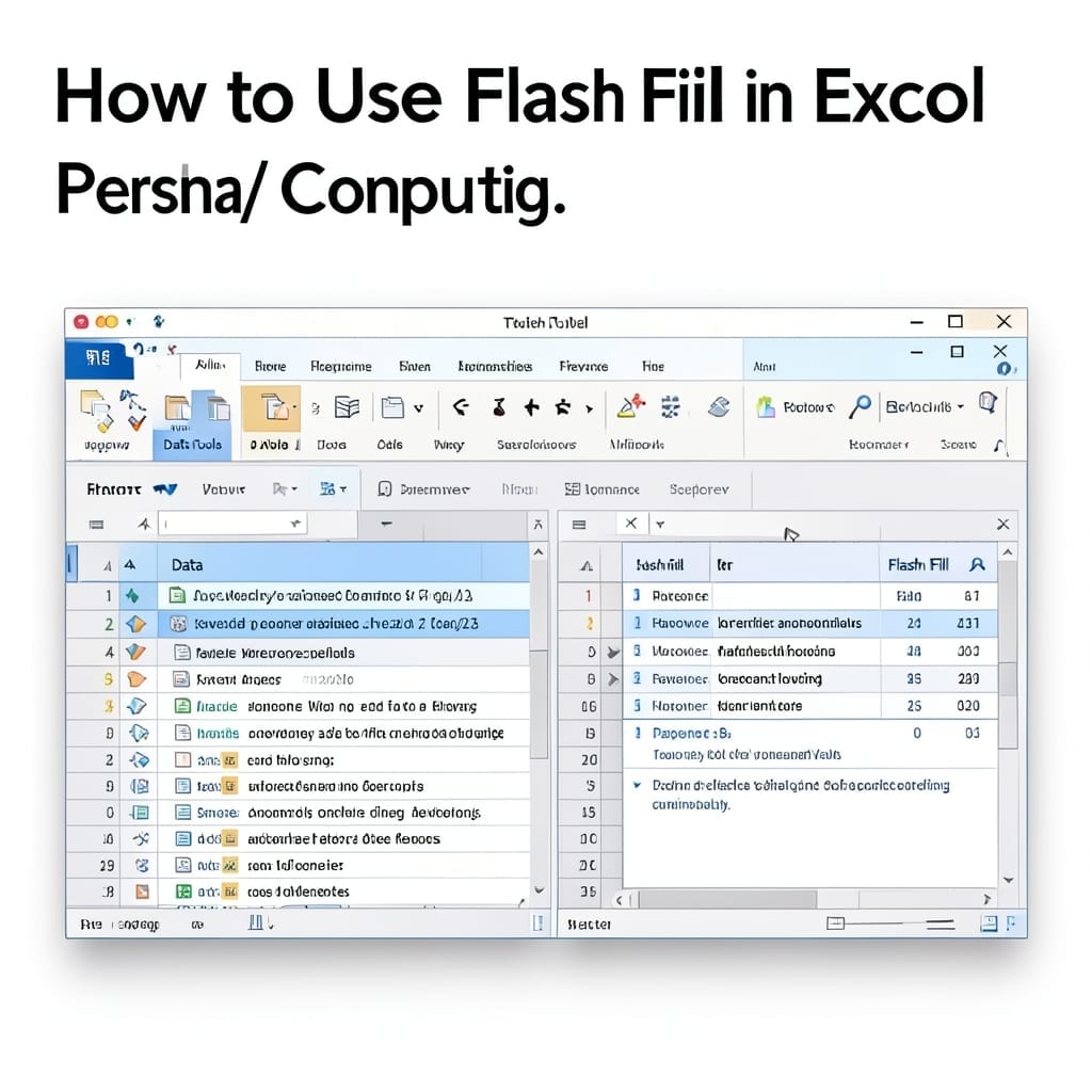 How to Use Flash Fill in Excel: Instant Pattern Recognition for Data Cleanup