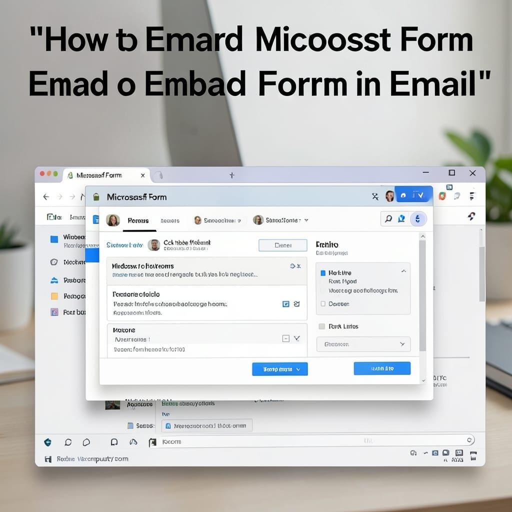 How To Embed Microsoft Form In Email: Direct Recipient Access Method