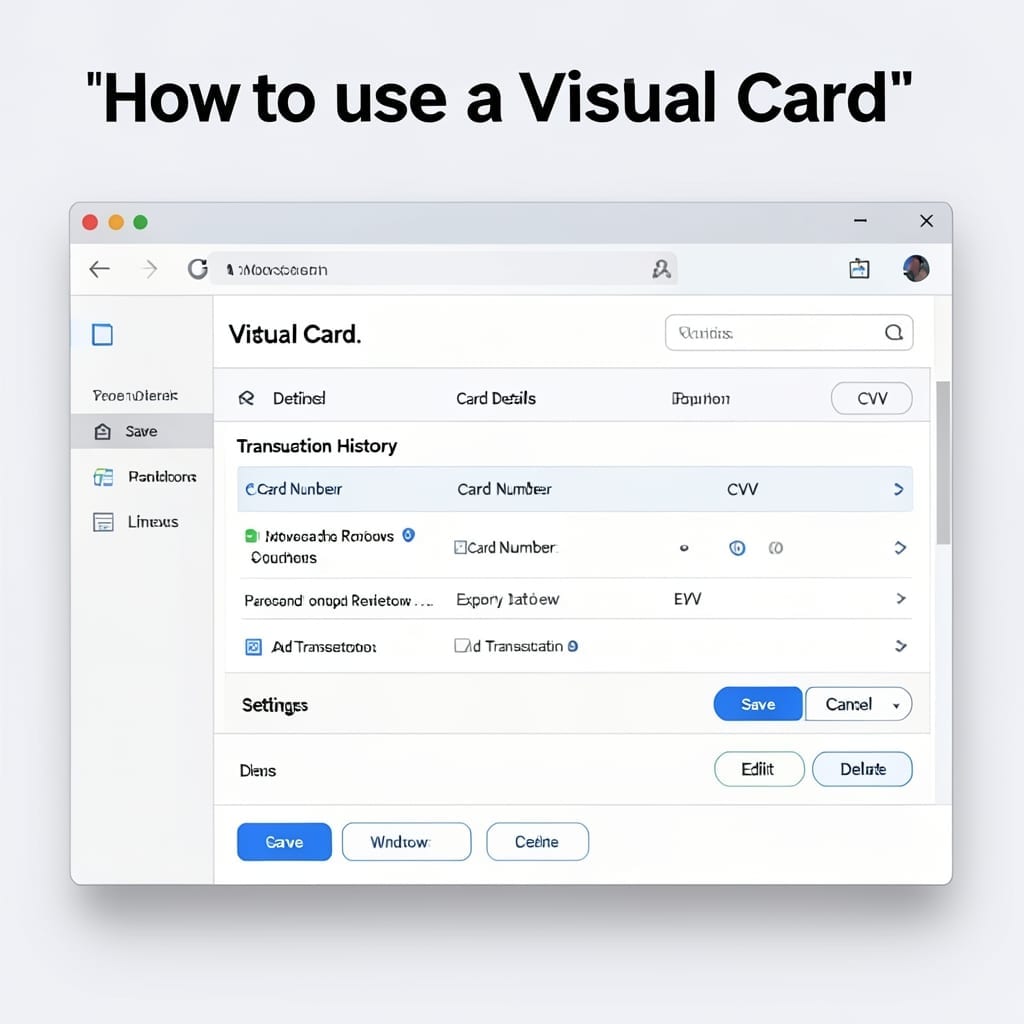 How to Use a Virtual Card: Secure Transactions Made Simple