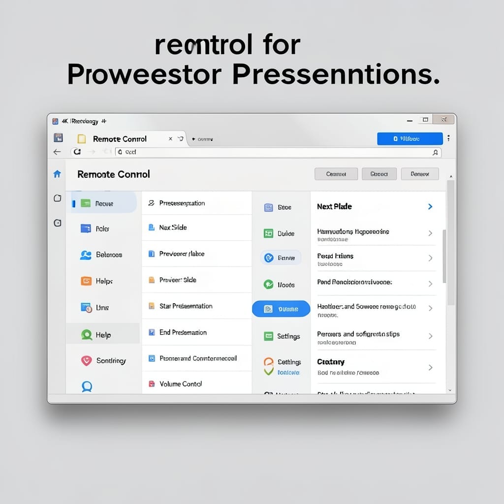 Remote Control for Power Point Presentation: Wireless Slide Advancement Made Simple