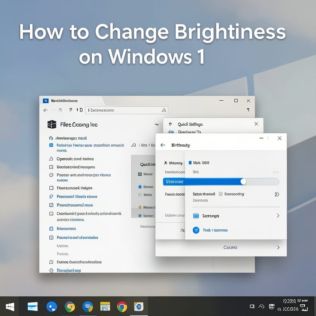 How to Change Brightness on Windows 11: Quick Keyboard and Settings Guide
