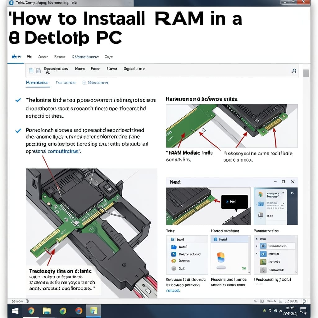 How to Install RAM in a Desktop PC: Quick Upgrade for Faster Performance